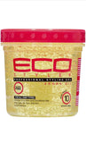 Ecoco Eco Style Gel - Argan Oil - 100% Pure Olive Oil - Promotes Healthy Hair - Nourishes And Repairs Hair - Long-Lasting Shine - 10/10 Maximum Hold - Tames Frizzy Hair - For All Hair Types - 16 Oz