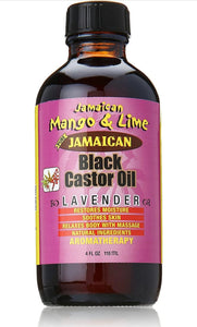 Jamaican Mango & Lime, Black Castor Oil, Lavender, 4 Fl Oz