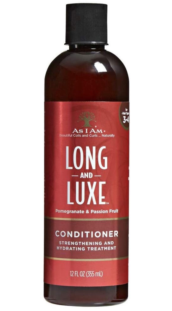 As I AM Long and Luxe Conditioner, 12oz