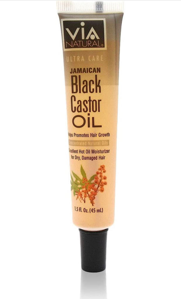 via natural ultra care jamaican black castor oil 1.5fl oz. 24pcs.