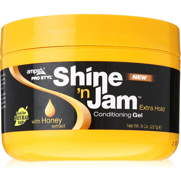 Ampro Shine 'N Jam Conditioning Gel, Extra Hold, 8oz