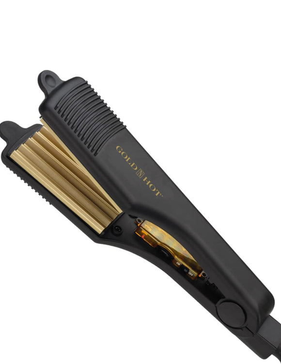 Gold N Hot Professional Ceramic Hair Crimper Iron, 2 Inch