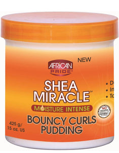African Pride Shea Butter Miracle Bouncy Curls Pudding, 15oz