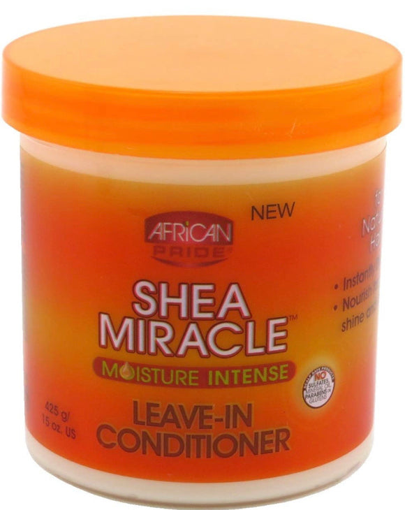 African Pride Shea Butter Miracle Leave-In Conditioner, 15oz