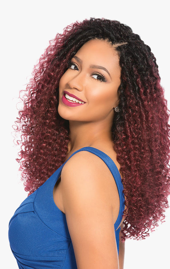 Sensationnel X-Pression Pre-Looped Synthetic Crochet Braid - 3X DEEP TWIST 12
