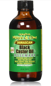 Jamaican Mango & Lime Black Castor Oil Rosemary, 4 Fl Oz