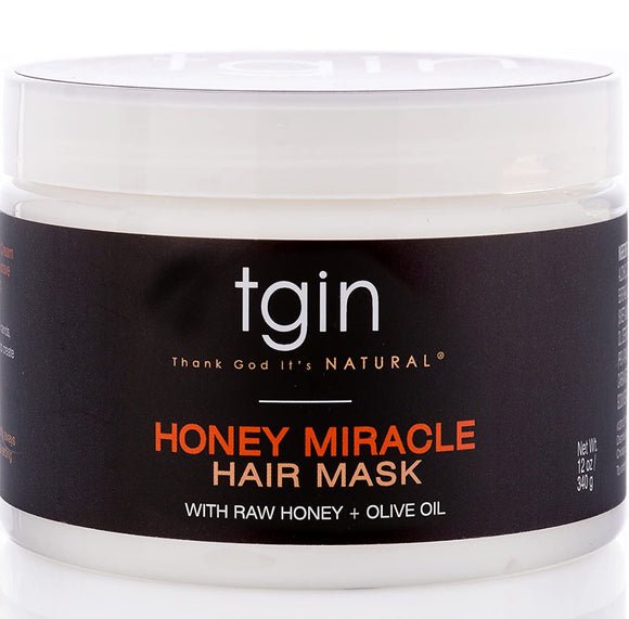 tgin Honey Miracle Hair Mask Deep Conditioner, 12oz