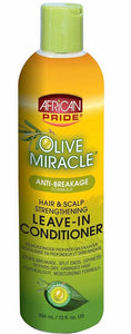 African Pride Olive Miracle Leave-In Conditioner, 12oz