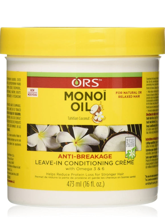 ORS Monoi Oil Anti-Breakage Leave-in Conditioning Creme, 16oz