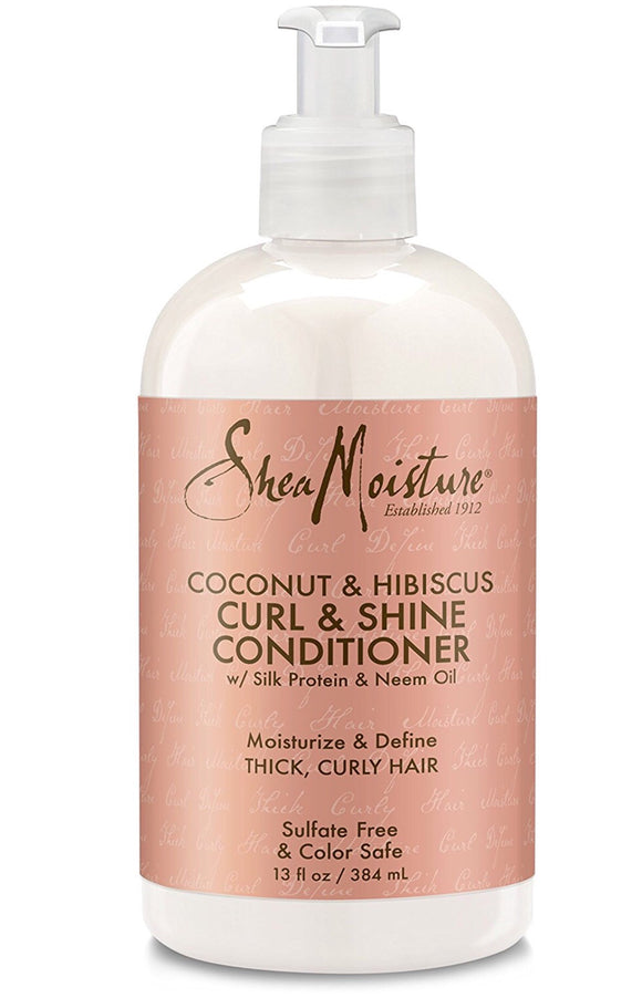 SheaMoisture 13 oz Coconut & Hibiscus Curl & Shine Conditioner