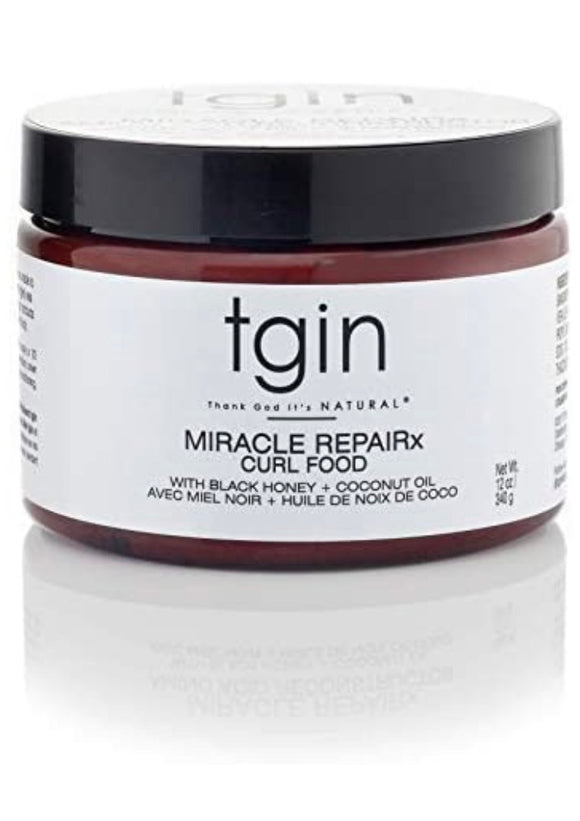 tgin Miracle RepaiRx Curl Food Daily Moisturizer For Natural Hair - Dry Hair - Curly Hair, 12oz