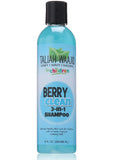 Taliah Waajid Kinky Wavy Natural Clean Three in One, Berry, 8oz