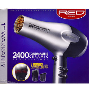 RED by KISS Professional 2400 Tourmaline Ceramic Blow Dryer BD05N
