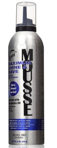 Vigorol Mousse Maximum Shine & Wave With Macadamia Oil,12oz