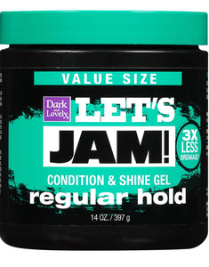Let's Jam, Shining and Conditioning Gel Regular Hold, 14oz