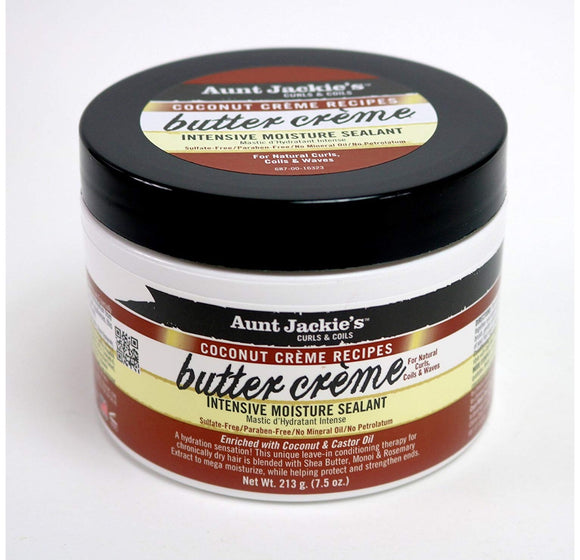 Aunt Jackies Coconut Creme Collection Butter Creme 7.5oz Jar