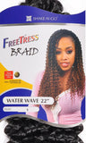 FreeTress Synthetic Hair Crochet Braids Water Wave 22"