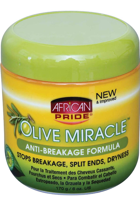 African Pride Olive Miracle Anti-Breakage Formula, 6oz