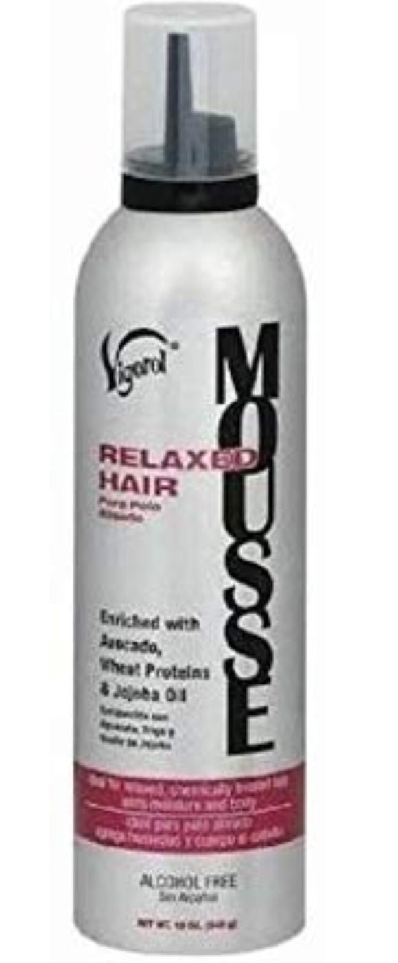Vigorol Relaxed Hair Mousse, 12oz