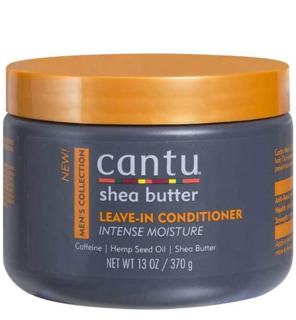 Cantu Shea Butter Men's Collection Leave in Conditioner, 13oz