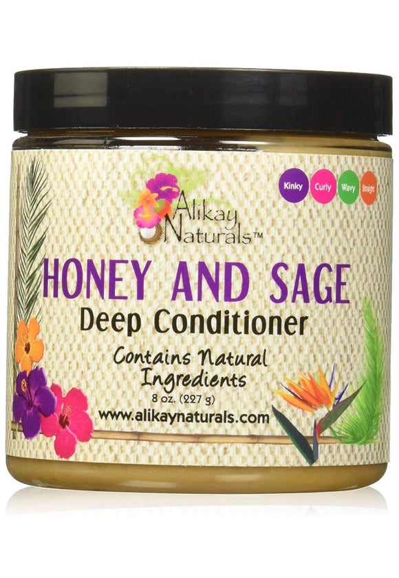 Alikay Naturals Honey & Sage Deep Conditioner, 8oz