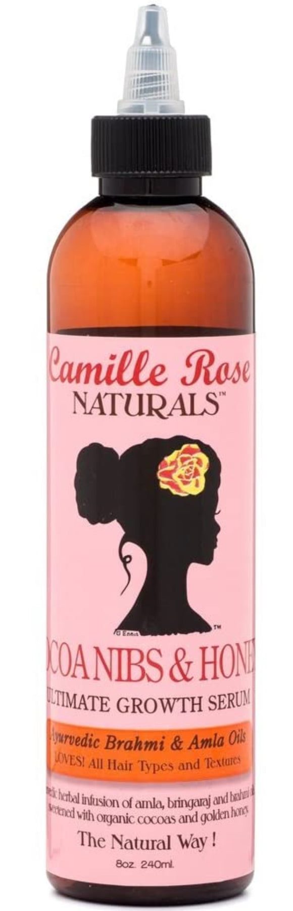 Camille Rose Naturals Cocoa Nibs and Honey Ultimate Growth Serum, 8oz