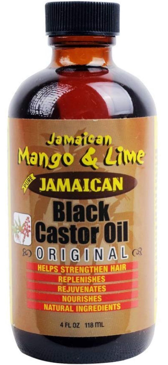 Jamaican Mango & Lime Jamaican Black Castor Oil Original, 4oz