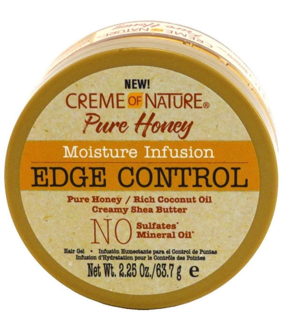 Creme Of Nature Pure Honey Edge Control Gel, 2.25oz