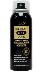 EBIN NEW YORK Wonder Lace Bond Adhesive Spray (Supreme Hold, 2.82oz/ 80ml)