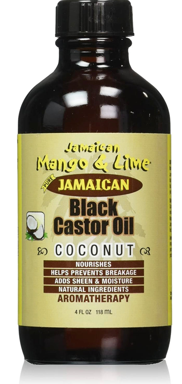 Jamaican Mango Black Castor Oil, Coconut, 4oz